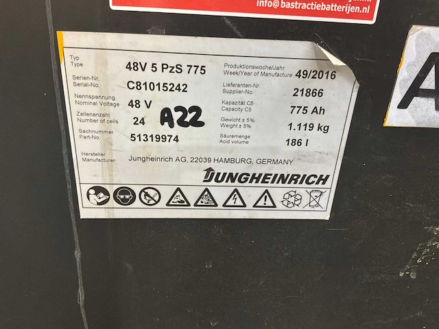 Jungheinrich - 2013 - etv216 - reach truck - afbeelding 5 van  15