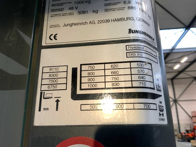 Jungheinrich - 2014 - eks312 - orderpicker - afbeelding 17 van  26