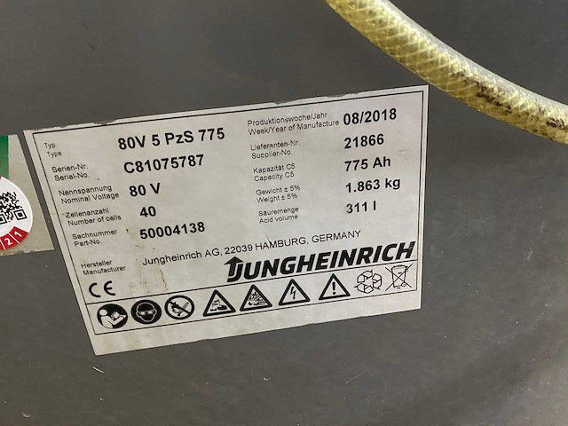 Jungheinrich - 2015 - efg 425k - vorkheftruck - afbeelding 3 van  12