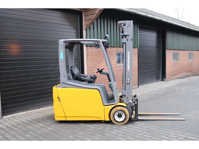 Jungheinrich - 2016 - efg218 - 5.57m triplex, free-lift, side-shift - vorkheftruck - afbeelding 3 van  16