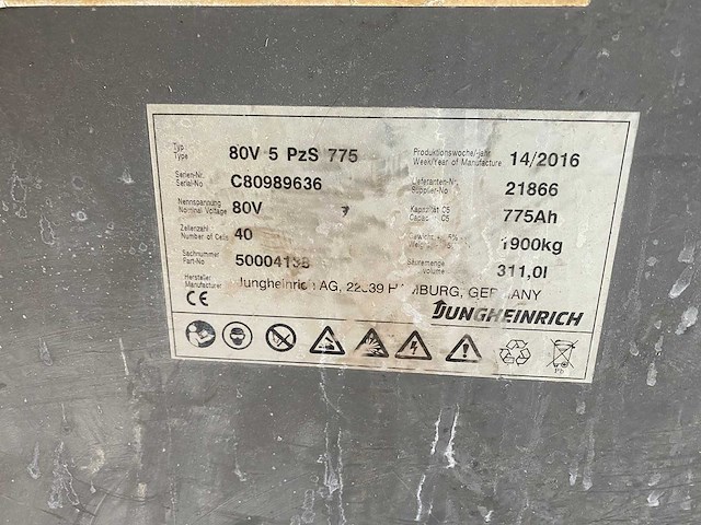 Jungheinrich - 2016 - efg425k - vorkheftruck - side-shift - afbeelding 11 van  11