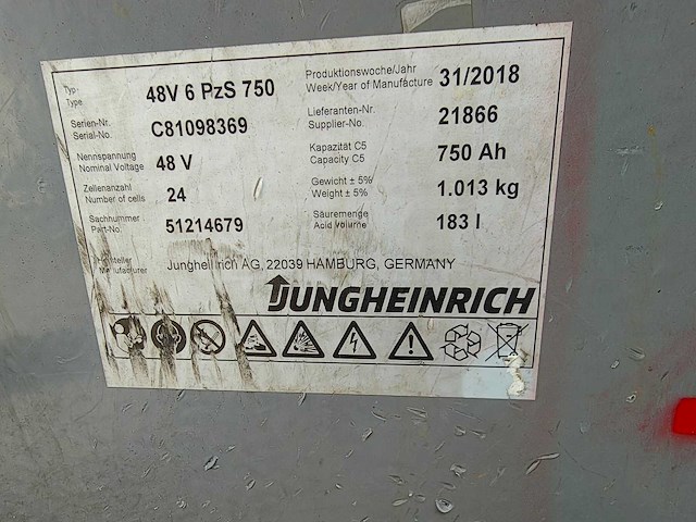 Jungheinrich - 2018 - efg316 - vorkheftruck - afbeelding 4 van  21