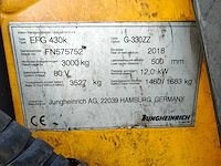 Jungheinrich - 2018 - efg430k - vorkheftruck - afbeelding 3 van  34