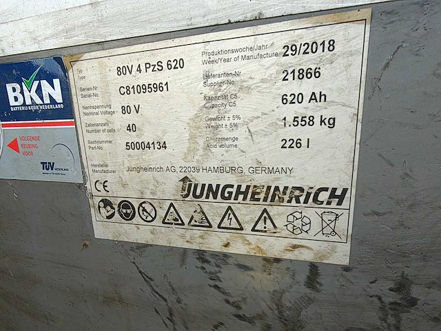 Jungheinrich - 2018 - efg430k - vorkheftruck - afbeelding 7 van  24