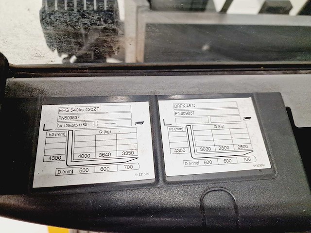 Jungheinrich - 2019 - efg 540ks - vorkheftruck - side-shift - 4e functie - afbeelding 15 van  38