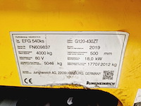 Jungheinrich - 2019 - efg 540ks - vorkheftruck - side-shift - 4e functie - afbeelding 28 van  38