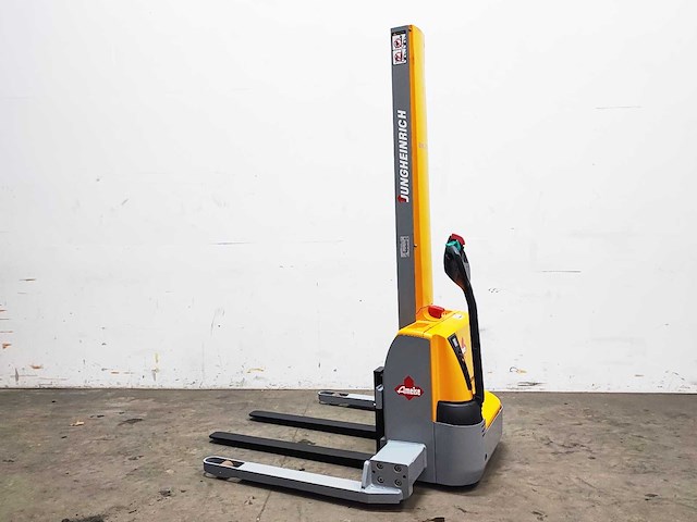 Jungheinrich - 2019 - emc b10 - breedspoor stapelaar - afbeelding 1 van  10