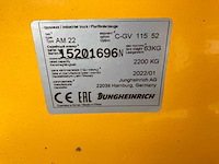 Jungheinrich - 2022 - am22 - hand palletwagen 2200kg - afbeelding 2 van  4