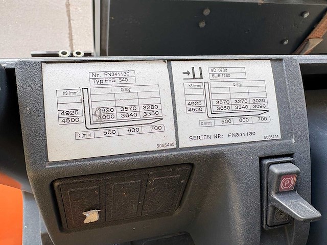 Jungheinrich - efg 540 - vorkheftruck - afbeelding 5 van  20