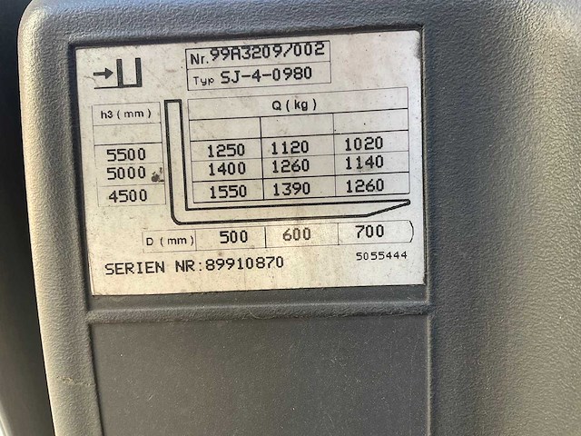 Jungheinrich - efg-df 16 - elektrische vorkheftruck - afbeelding 4 van  9