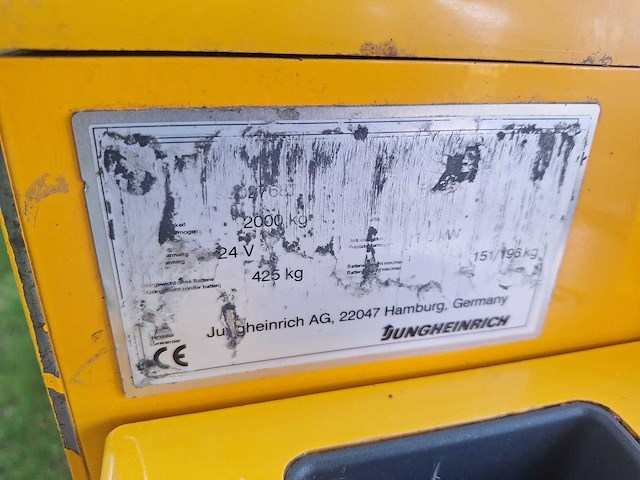 Jungheinrich - eje c20 - elektrische palletwagen - afbeelding 3 van  11