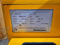 Jungheinrich - eje120 - elektrische palletwagen 750mm hefhoogte - afbeelding 6 van  8