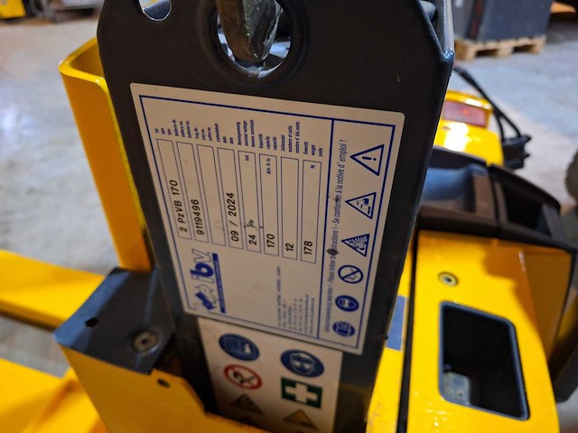 Jungheinrich - eje120 - elektrische palletwagen 750mm hefhoogte - afbeelding 7 van  8