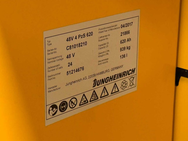 Jungheinrich - ete480 - electric pallet trucks - 2017 - afbeelding 12 van  25