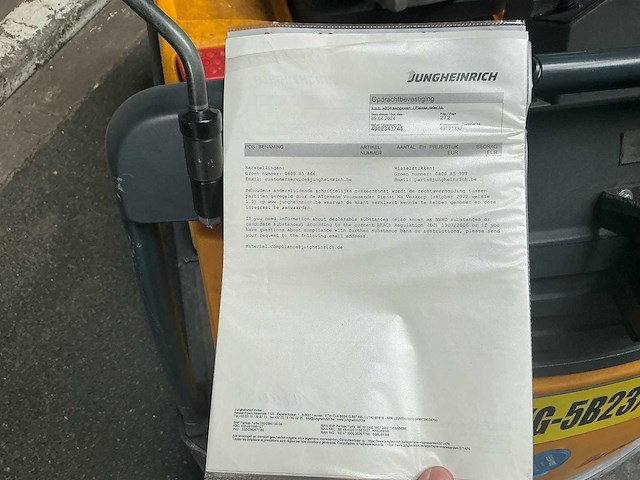 Jungheinrich - ezs-570 - takelwagens - 2014 - afbeelding 6 van  10