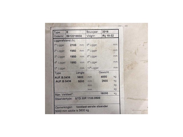 Jungheinrich - mpb - zwaarlast palletstelling 10x80 4000kg per liggerlaag - afbeelding 12 van  13