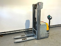 Jungheinrich 2018 - ejc 212 - stapelaar triplex - gegalvaniseerde beplating - freelift - acculader - afbeelding 1 van  10
