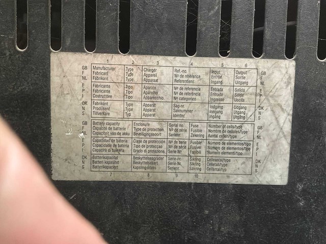 Jungheinrich akkumat acculader - afbeelding 4 van  5