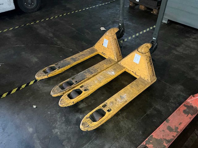 Jungheinrich am22 hand hydraulische palletwagen (2x) - afbeelding 1 van  7