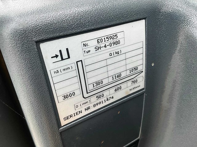 Jungheinrich eff-df13 vorkheftruck - afbeelding 5 van  14