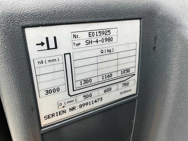 Jungheinrich eff-df13 vorkheftruck - afbeelding 4 van  12