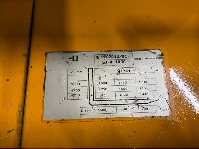 Jungheinrich efg-18 gf - vorkheftruck- triplex - sideshift - freelift - acculader - gekeurd - bluespot - afbeelding 6 van  22