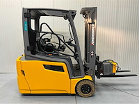 Jungheinrich efg216 - vorkheftruck 2018 - freelift - sideshift - acculader - 4483 uur - accu 2021 - afbeelding 15 van  22