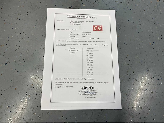 Jungheinrich efg216 - vorkheftruck 2018 - freelift - sideshift - acculader - 4483 uur - accu 2021 - afbeelding 21 van  22