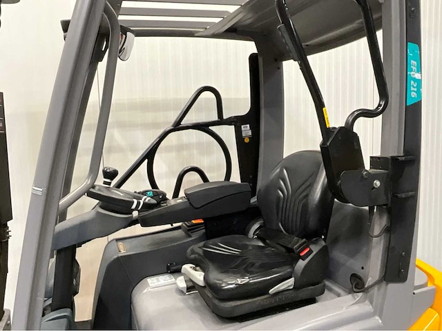 Jungheinrich efg216 - vorkheftruck 2018 - freelift - sideshift - acculader - 4483 uur - accu 2021 - afbeelding 7 van  22