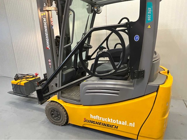 Jungheinrich efg216 vorkheftruck -triplex - freelift - sideshift - acculader - 2020 - afbeelding 4 van  17