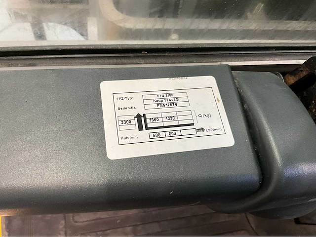 Jungheinrich efg218k - vorkheftruck - freelift - shideshift - 4017 uur - acculader - afbeelding 21 van  23