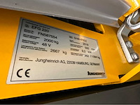Jungheinrich efg220-li vorkheftruck- triplex - vorkensteller - lithium ion accu - freelift - sideshift - - 2019 - afbeelding 7 van  22