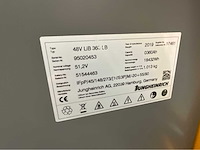 Jungheinrich efg220-li vorkheftruck- triplex - vorkensteller - lithium ion accu - freelift - sideshift - - 2019 - afbeelding 10 van  22