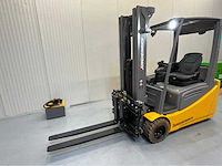 Jungheinrich efg220-li vorkheftruck- triplex - vorkensteller - lithium ion accu - freelift - sideshift - - 2019 - afbeelding 15 van  22