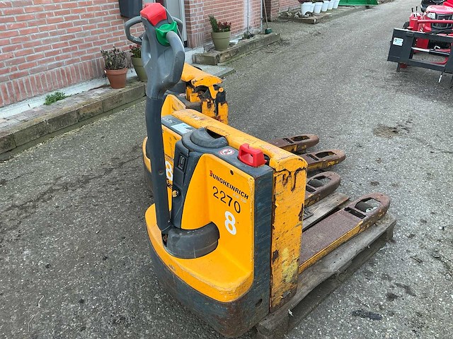 Jungheinrich eje 116 elektrische palletwagen (defect) (2x) - afbeelding 8 van  12