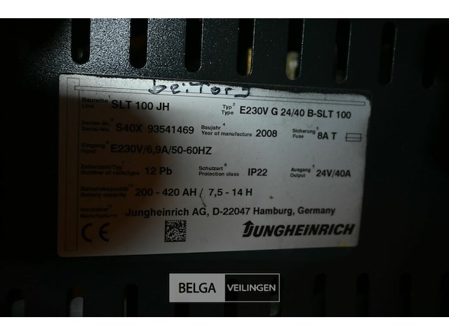 Jungheinrich elektrische stapelaar - afbeelding 13 van  17