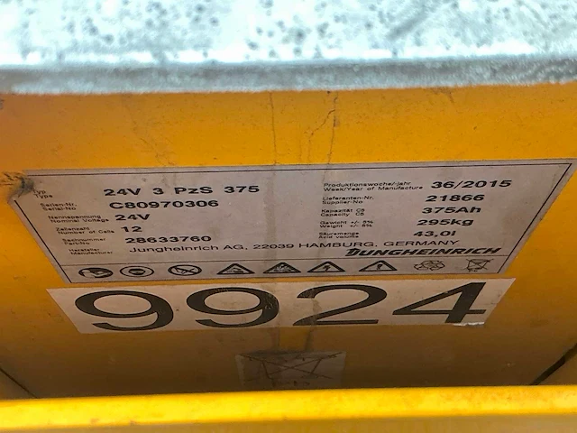 Jungheinrich ere225 elektrische palletwagen - afbeelding 9 van  9