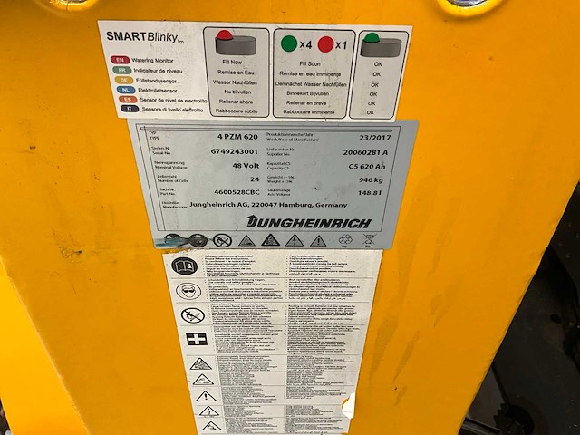 Jungheinrich etv 214 - triplex - freelift - sideshift - 8,7m - 7540 uur - afbeelding 13 van  22