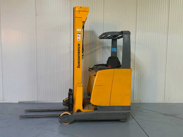 Jungheinrich etv 214 sn reach truck, triplex, side shift, free-lift - afbeelding 10 van  11