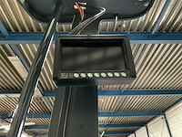 Jungheinrich etv 216 reach truck triplex - freelift - sideshift - camera op vork, acculader bj. 2015 - afbeelding 9 van  21