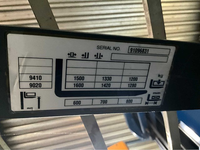 Jungheinrich etv 216 reach truck triplex - freelift - sideshift - camera op vork, acculader bj. 2015 - afbeelding 15 van  21