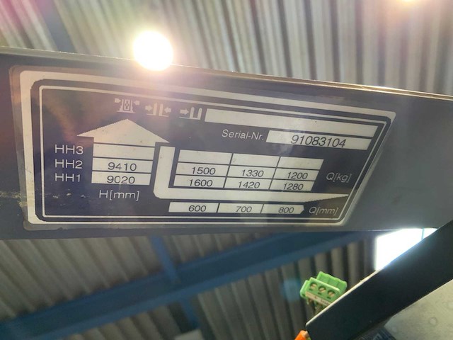 Jungheinrich etv 216 reach truck - afbeelding 8 van  25