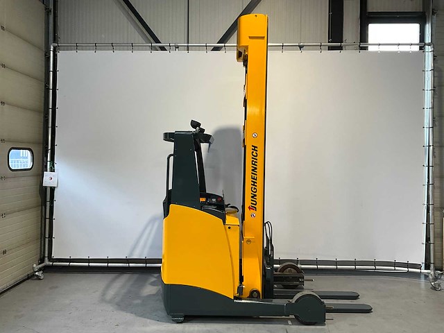 Jungheinrich etv 320 reach truck, side-shift, hydraulisch verstelbare lepels, free-lift - afbeelding 21 van  23
