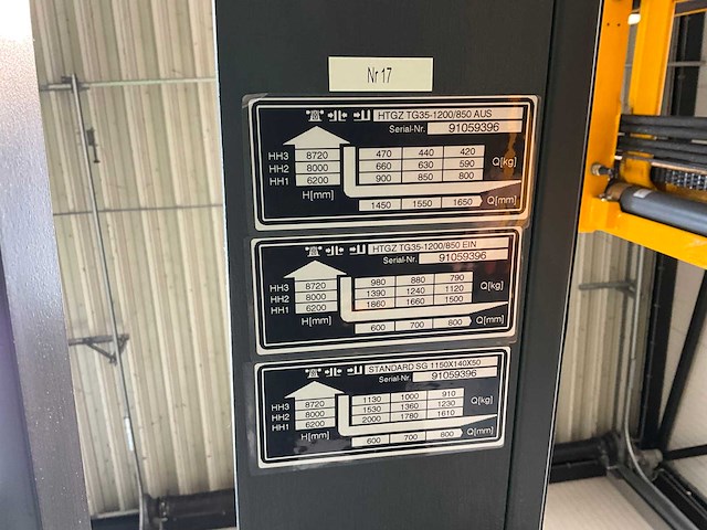 Jungheinrich etv 320 reach truck, side-shift, hydraulisch verstelbare lepels, free-lift - afbeelding 14 van  23