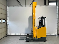 Jungheinrich etv 320 reach truck, side-shift, hydraulisch verstelbare lepels, free-lift - afbeelding 12 van  23