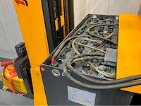 Jungheinrich etv110 - reachtruck - tiplex - freelift - sideshift - acculader - 4761 uur - 6,8m - afbeelding 8 van  17