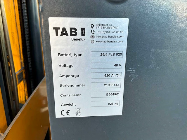 Jungheinrich etvc16 reach truck 1600kg 5300mm - afbeelding 14 van  22