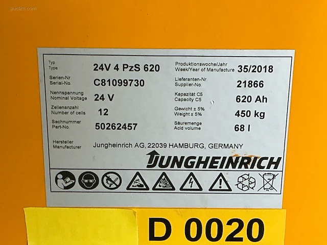 Jungheinrich ezs-350-a-ftf elektrische trekker - afbeelding 4 van  14