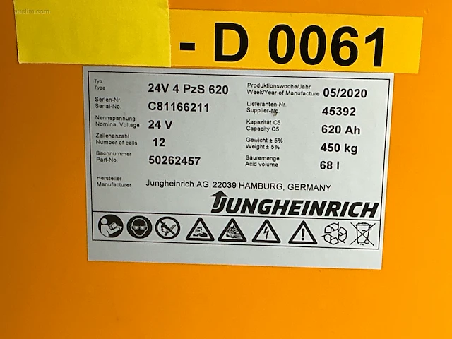 Jungheinrich ezs-350-a-ftf elektrische trekker - afbeelding 4 van  15