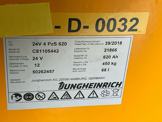 Jungheinrich ezs-350-a-ftf elektrische trekker - afbeelding 2 van  14